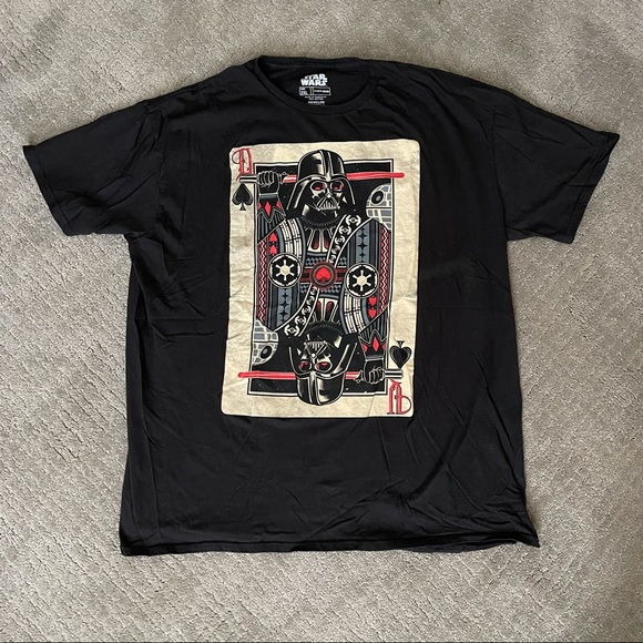 Star Wars Bader Card T-shirt - Picture 1 of 1